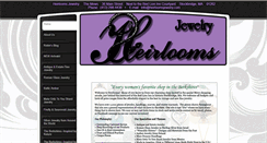 Desktop Screenshot of heirloomsjewelry.com